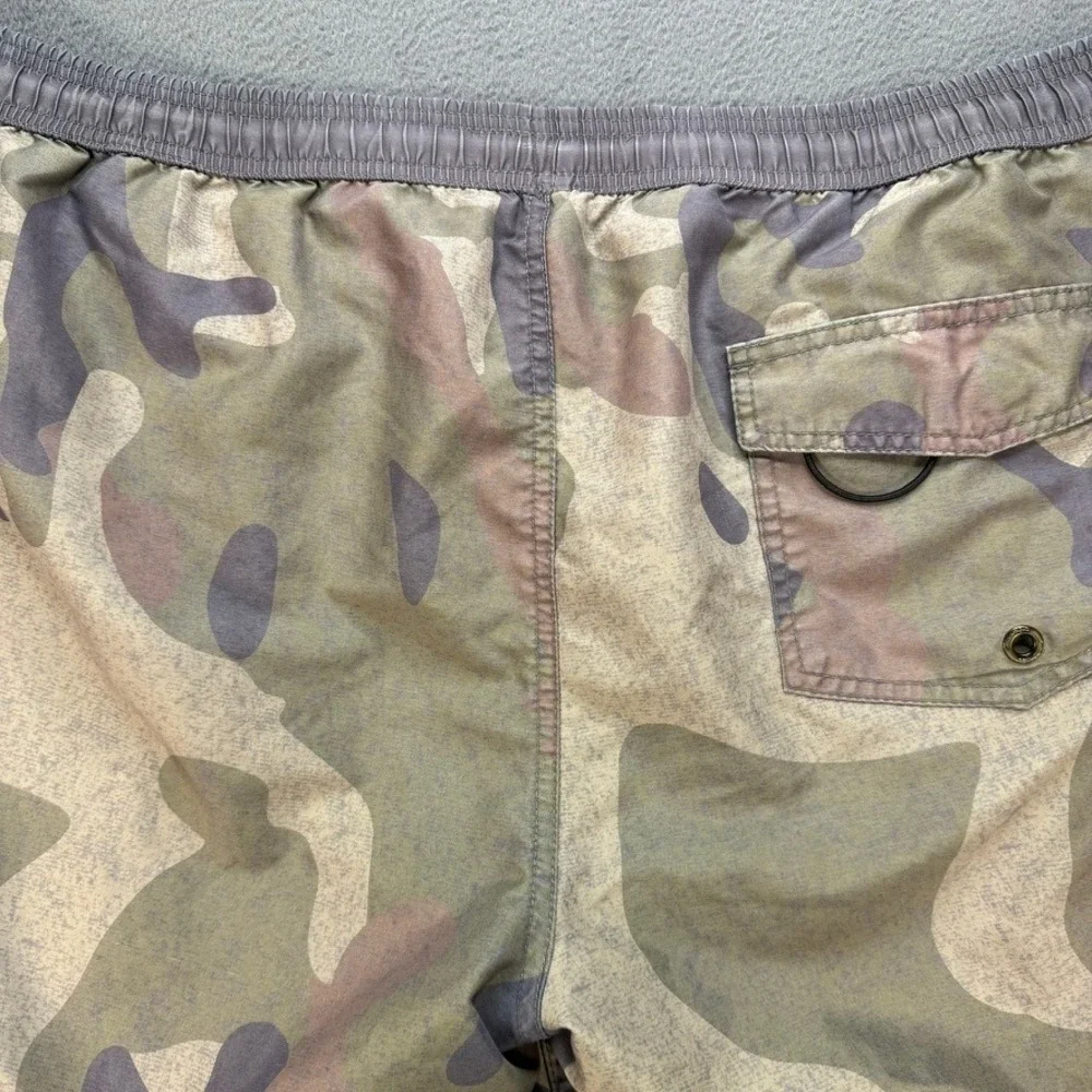 Maamgic Camo Swim Trunks Board Shorts Regular XXL Green Camouflage Mesh Lined